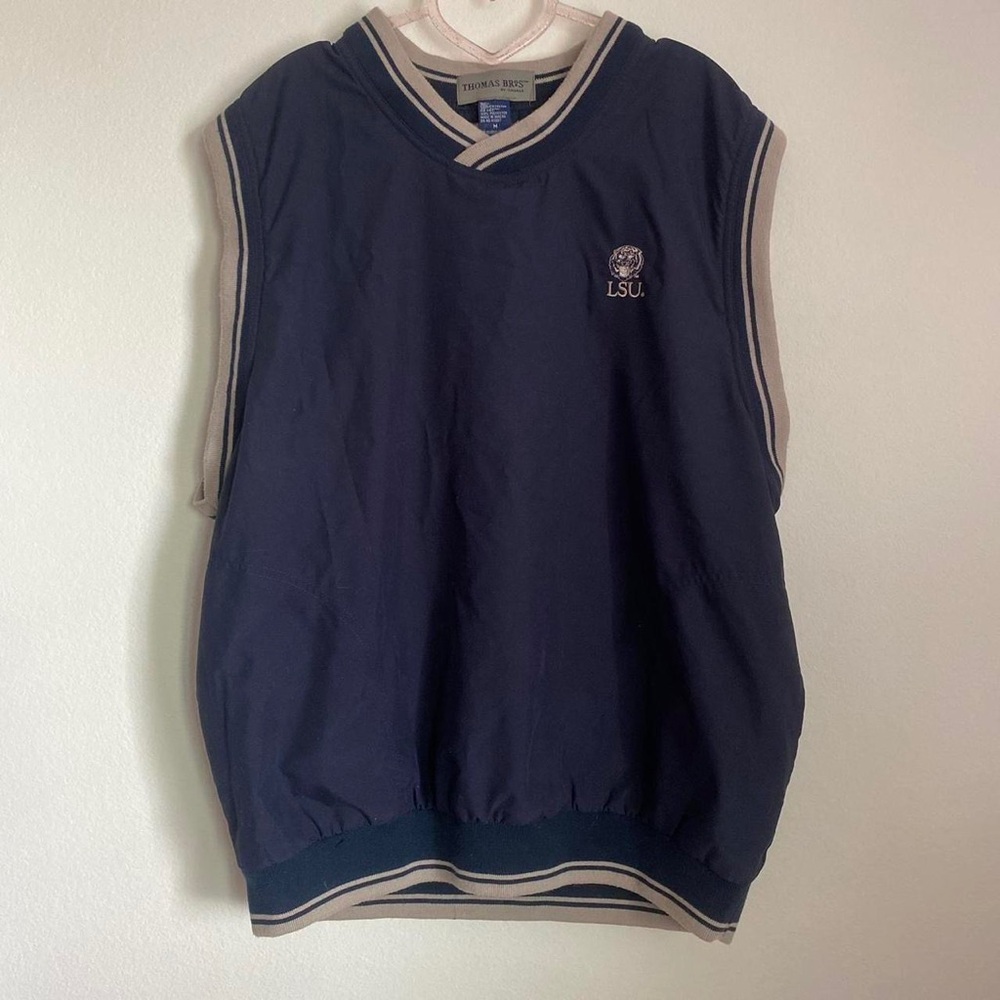 Vintage LSU Windbreaker Vest